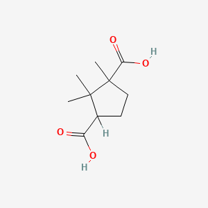 molecular formula C10H16O4 B1346025 Camphoric acid CAS No. 560-05-4