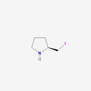 molecular formula C5H10IN B13460277 (S)-2-(iodomethyl)pyrrolidine hydroiodide 