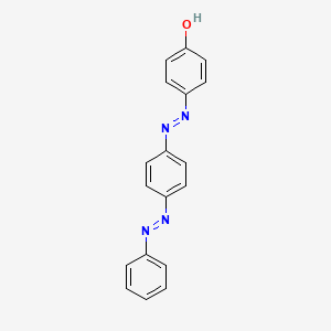 molecular formula C18H14N4O B1346030 C.I. Disperse yellow 23 CAS No. 6250-23-3