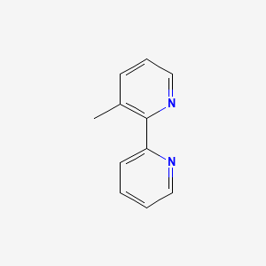 molecular formula C11H10N2 B1346041 3-Methyl-2-pyridin-2-ylpyridine CAS No. 64859-47-8