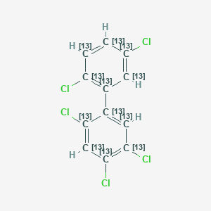 1,2,4-Trichloro-5-(2,5-dichloro(1,2,3,4,5,6-13C6)cyclohexa-1,3,5-trien-1-yl)(1,2,3,4,5,6-13C6)cyclohexa-1,3,5-triene