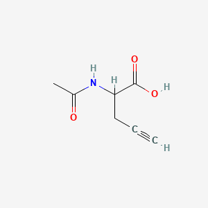 molecular formula C7H9NO3 B1346057 N-Acetylpropargylglycine CAS No. 23234-80-2