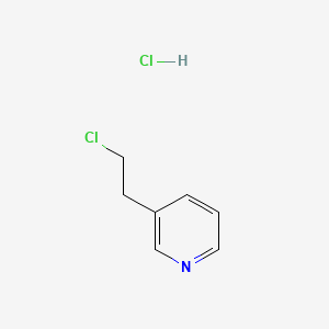 molecular formula C7H9Cl2N B1346068 3-(2-氯乙基)吡啶盐酸盐 CAS No. 4226-36-2