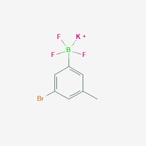molecular formula C7H6BBrF3K B13460683 Potassium (3-bromo-5-methylphenyl)trifluoroborate 