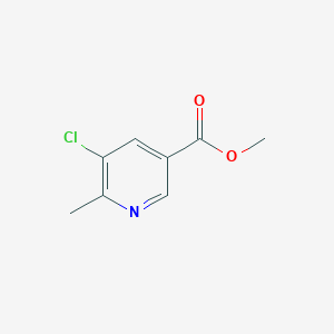 molecular formula C8H8ClNO2 B13460710 Methyl 5-chloro-6-methylnicotinate 