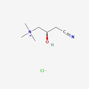 molecular formula C7H15ClN2O B1346073 L-Carnitinenitrile chloride CAS No. 2788-28-5