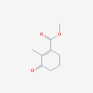 molecular formula C9H12O3 B13460737 Methyl 2-methyl-3-oxocyclohex-1-ene-1-carboxylate 