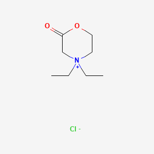 B1346074 4,4-Diethyl-2-oxomorpholinium chloride CAS No. 2881-29-0