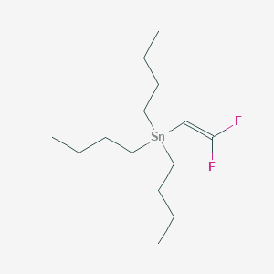 molecular formula C14H28F2Sn B13460770 Tributyl(2,2-difluoroethenyl)stannane 