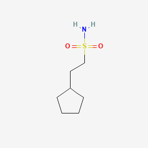 molecular formula C7H15NO2S B1346078 Cyclopentaneethanesulfonamide CAS No. 17854-73-8