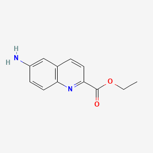 molecular formula C12H12N2O2 B13460782 Ethyl 6-aminoquinoline-2-carboxylate 