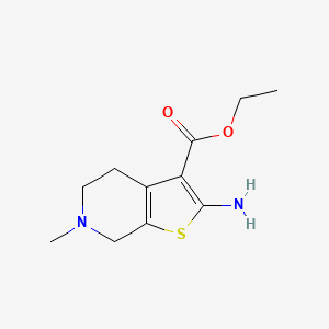 Ethyl 2-amino-6-methyl-4,5,6,7-tetrahydrothieno[2,3-c]pyridine-3-carboxylate