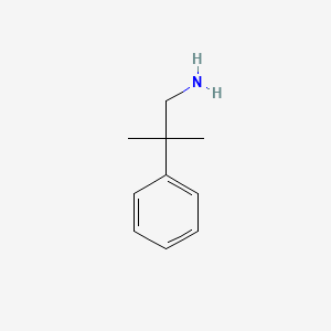 molecular formula C10H15N B1346085 2-Methyl-2-phenylpropan-1-amine CAS No. 21404-88-6