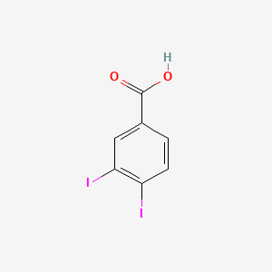 molecular formula C7H4I2O2 B1346090 3,4-二碘苯甲酸 CAS No. 35674-20-5