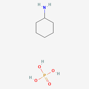 molecular formula C6H16NO4P B1346092 Cyclohexylamine phosphate CAS No. 36011-98-0