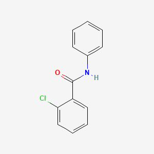 molecular formula C13H10ClNO B1346093 2-chloro-N-phenylbenzamide CAS No. 6833-13-2
