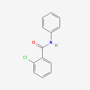 molecular formula C13H10ClNO B1346093 2-Chlorobenzanilide CAS No. 6833-13-2