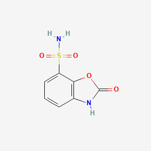 molecular formula C7H6N2O4S B13461042 2-Hydroxy-1,3-benzoxazole-7-sulfonamide 