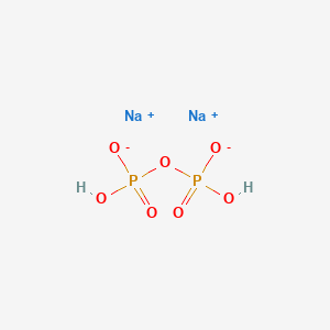 molecular formula Na2H2P2O7<br>H2Na2O7P2 B1346107 Disodium diphosphate CAS No. 7758-16-9