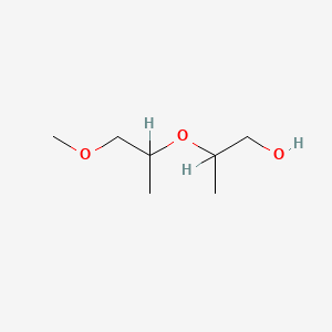 molecular formula C7H16O3 B1346108 2-(1-methoxypropan-2-yloxy)propan-1-ol CAS No. 55956-21-3