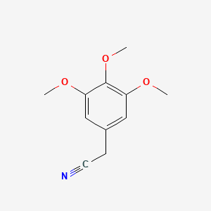 molecular formula C11H13NO3 B1346109 3,4,5-Trimethoxyphenylacetonitrile CAS No. 13338-63-1
