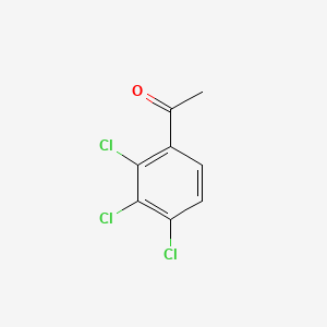 molecular formula C8H5Cl3O B1346110 2',3',4'-Trichloroacetophenone CAS No. 13608-87-2