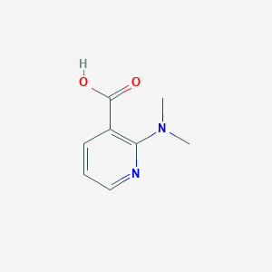 molecular formula C8H10N2O2 B1346113 2-(二甲基氨基)烟酸 CAS No. 883787-29-9