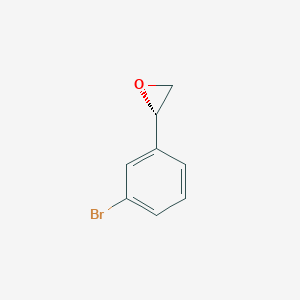 molecular formula C8H7BrO B13461153 (2R)-2-(3-bromophenyl)oxirane 