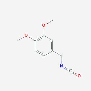 molecular formula C10H11NO3 B1346119 3,4-Dimethoxybenzyl isocyanate CAS No. 87665-57-4