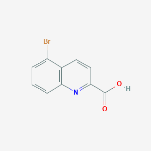 molecular formula C10H6BrNO2 B1346121 5-溴喹啉-2-羧酸 CAS No. 1017412-53-1