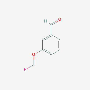 molecular formula C8H7FO2 B13461221 3-(Fluoromethoxy)benzaldehyde 