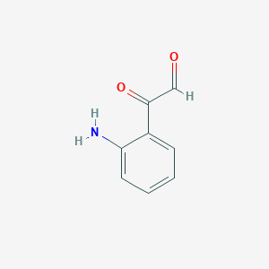 molecular formula C8H7NO2 B13461240 2-(2-Aminophenyl)-2-oxoacetaldehyde 
