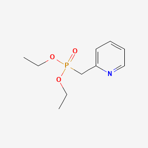 molecular formula C10H16NO3P B1346125 Diethyl (pyridin-2-ylmethyl)phosphonate CAS No. 39996-87-7