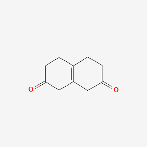 molecular formula C10H12O2 B13461266 4,5,6,8-tetrahydro-2,7(1H,3H)-naphthalenedione 