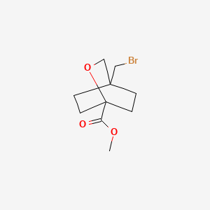 molecular formula C10H15BrO3 B13461282 Methyl 4-(bromomethyl)-2-oxabicyclo[2.2.2]octane-1-carboxylate 