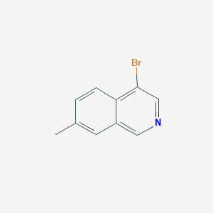 molecular formula C10H8BrN B13461284 4-Bromo-7-methylisoquinoline CAS No. 877263-71-3