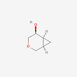 molecular formula C6H10O2 B13461295 rac-(1R,5S,6S)-3-oxabicyclo[4.1.0]heptan-5-ol 