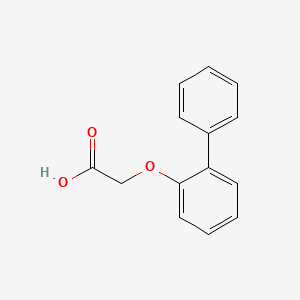 molecular formula C14H12O3 B1346131 (Biphenyl-2-yloxy)acetic acid CAS No. 5348-75-4