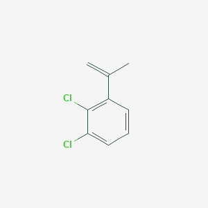 molecular formula C9H8Cl2 B13461359 1,2-Dichloro-3-(prop-1-en-2-yl)benzene CAS No. 99849-26-0
