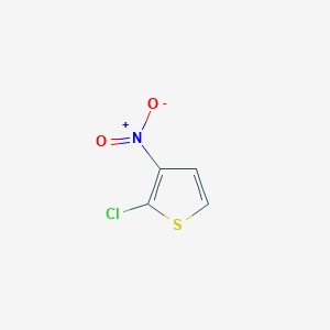 molecular formula C4H2ClNO2S B1346136 2-Chloro-3-nitrothiophene CAS No. 5330-98-3