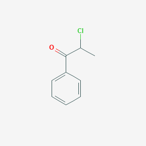 molecular formula C9H9ClO B1346139 2-Chloropropiophenone CAS No. 6084-17-9