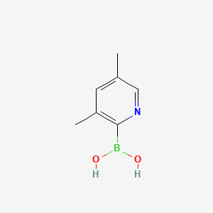 molecular formula C7H10BNO2 B13461411 (3,5-Dimethylpyridin-2-yl)boronic acid 