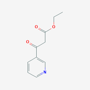 molecular formula C10H11NO3 B1346142 Ethyl 3-oxo-3-(pyridin-3-yl)propanoate CAS No. 6283-81-4