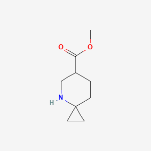 molecular formula C9H15NO2 B13461486 Methyl 4-azaspiro[2.5]octane-6-carboxylate 