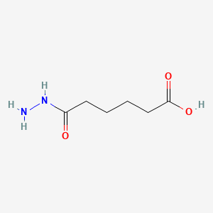 molecular formula C6H12N2O3 B1346149 6-Hydrazinyl-6-oxohexanoic acid CAS No. 6292-67-7