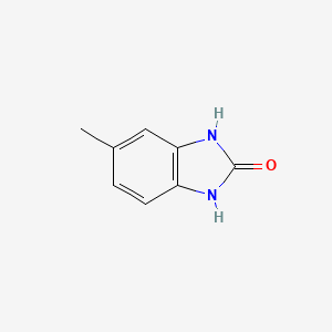 molecular formula C8H8N2O B1346151 5-Methyl-1,3-dihydro-2H-benzimidazol-2-one CAS No. 5400-75-9