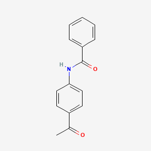 molecular formula C15H13NO2 B1346152 N-(4-acetylphenyl)benzamide CAS No. 5411-13-2
