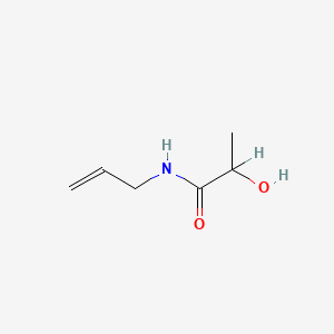 molecular formula C6H11NO2 B1346153 2-Hydroxy-n-(prop-2-en-1-yl)propanamide CAS No. 6280-16-6