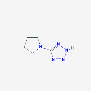 molecular formula C5H9N5 B1346154 5-吡咯烷-1-基-2h-四唑 CAS No. 6280-30-4