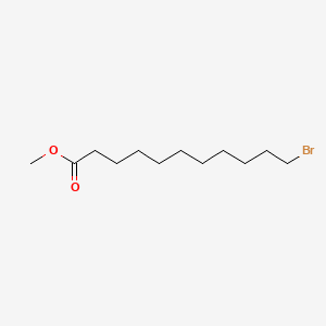 molecular formula C12H23BrO2 B1346157 Methyl 11-bromoundecanoate CAS No. 6287-90-7
